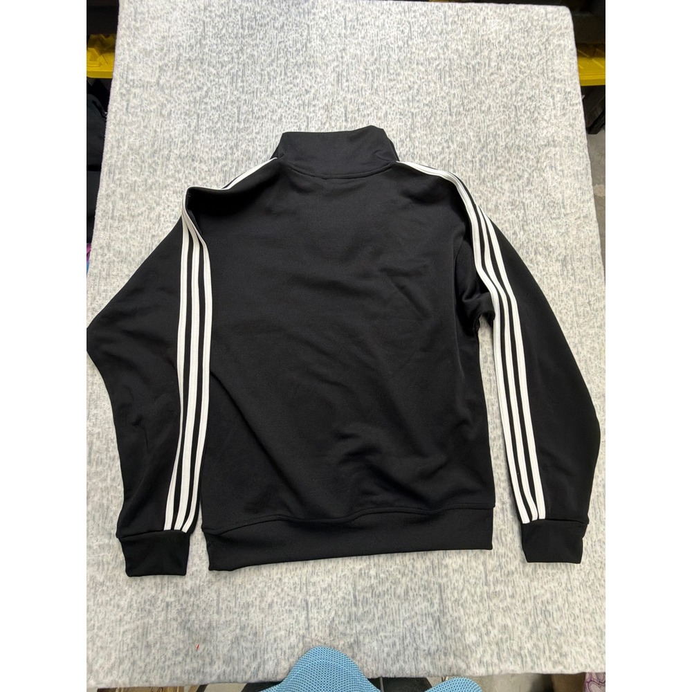 Adidas Originals‎ Mens Funnelneck Track Top Black IZ4803 Quarter Zip Jacket S - Picture 5 of 5